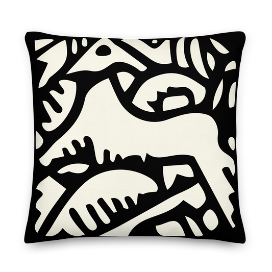 Terrible Olli — Onyx and Ivory | Mikko Collection Accent Pillow