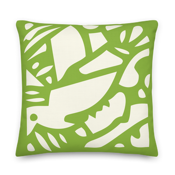 Jane, Jane — Green Apple and Ivory | Mikko Collection Accent Pillow