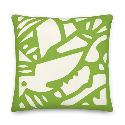 Jane, Jane — Green Apple and Ivory | Mikko Collection Accent Pillow