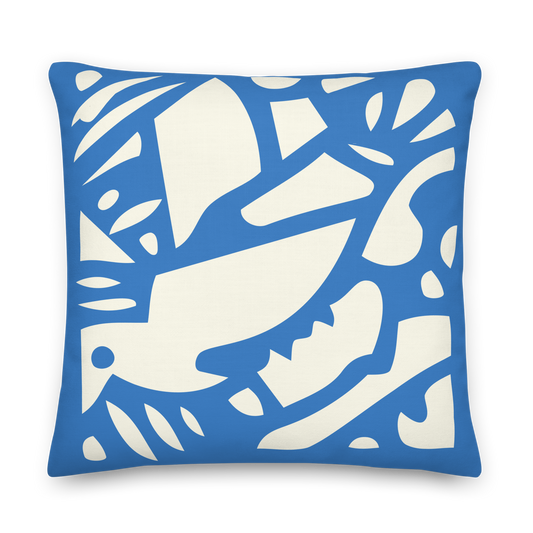 Jane, Jane — Azure and Ivory | Mikko Collection Accent Pillow