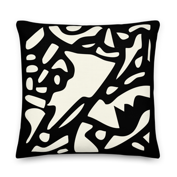 Little Sister - Onyx and Ivory - Mikko Collection Accent Pillow