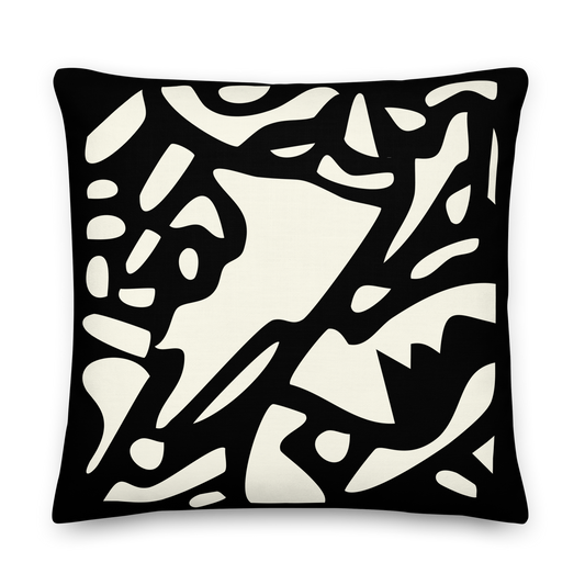Little Sister - Onyx and Ivory - Mikko Collection Accent Pillow
