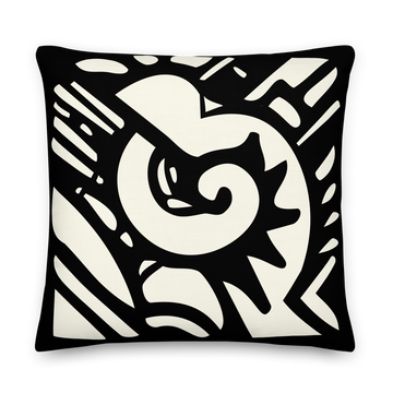 Mirri Cat — Onyx and Ivory | Mikko Collection Accent Pillow