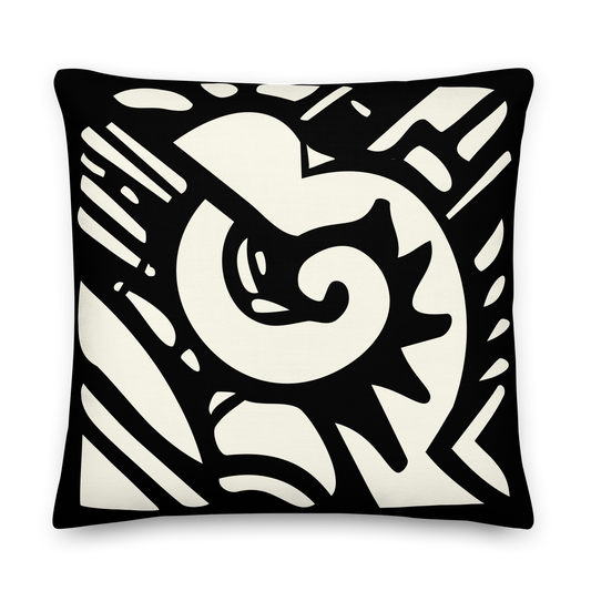 Mirri Cat — Onyx and Ivory | Mikko Collection Accent Pillow